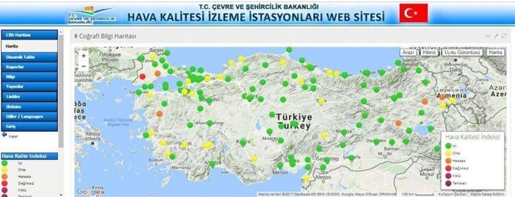 Batman'ın hava kalitesi endeksi iyi durumda
