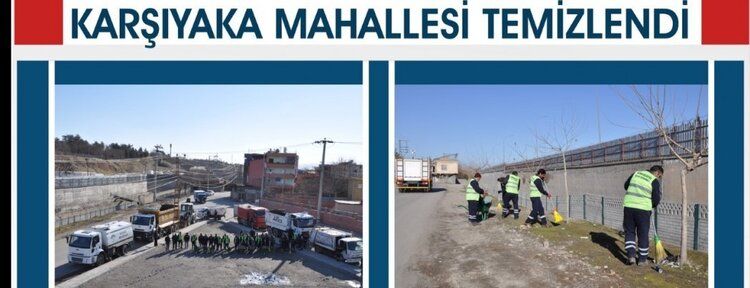 Karşıyaka Mahallesi temizlendi