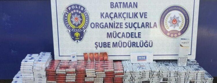 50 bin TL değerinde kaçak sigara ele geçirildi