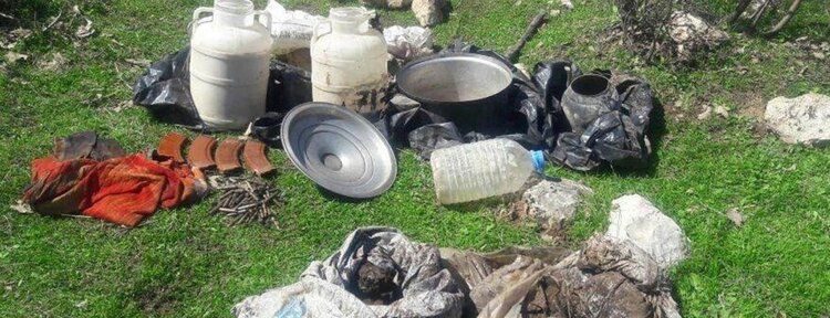 PKK'ye ait sığınak imha edildi