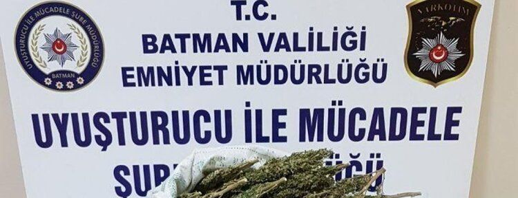 Batman'da 3 kişi uyuşturucudan gözaltına alındı