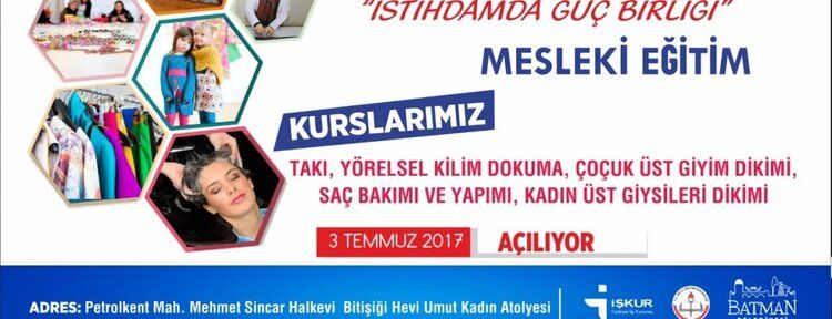 Mesleki eğitim kursları başlıyor