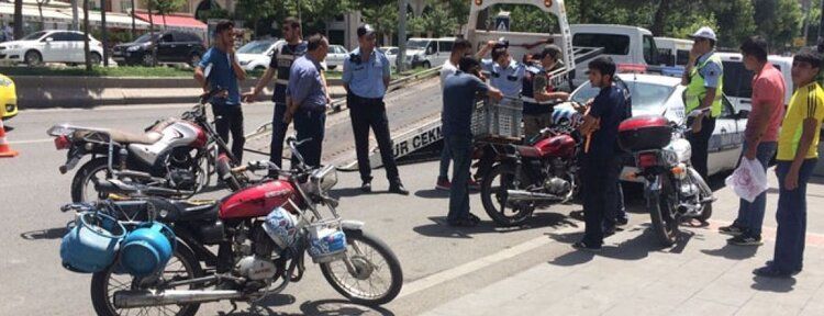 Motosikletlere sıkı denetim