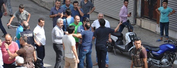 Batman’da polis ile esnaf arasında arbede