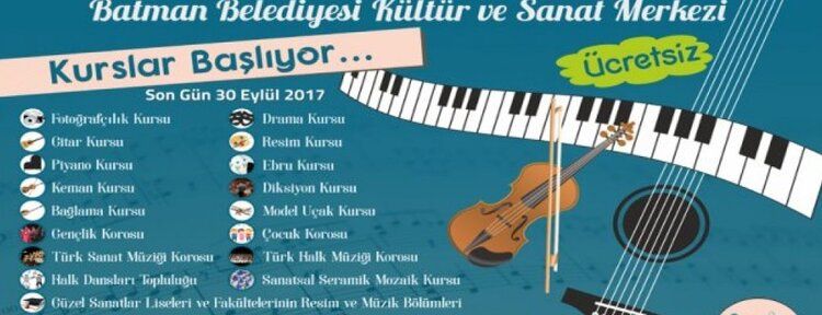 Batman Belediyesi 19 dalda kurs verecek