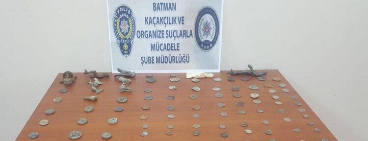 Batman'da çok sayıda tarihi eser ele geçirildi