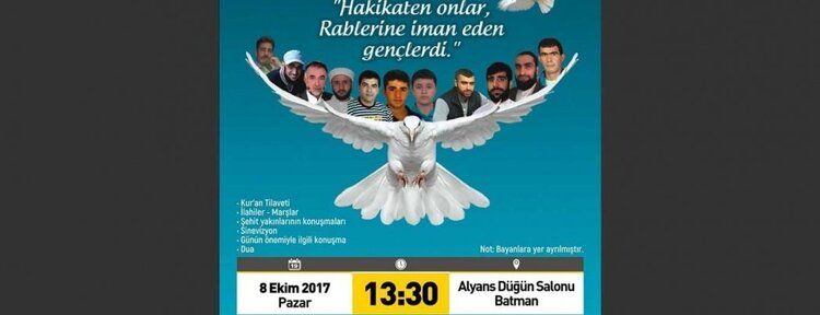 Batman'da 6-8 Ekim şehitleri anılacak