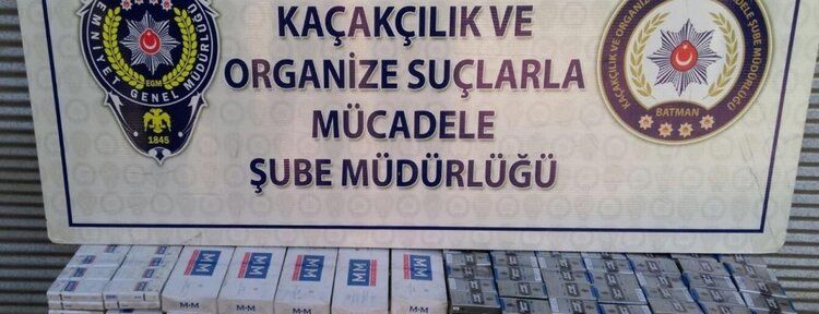 Batman’da kaçak sigara ve esrar ele geçirildi