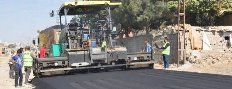 Korik Mahallesi’ne 2 bin 700 ton asfalt