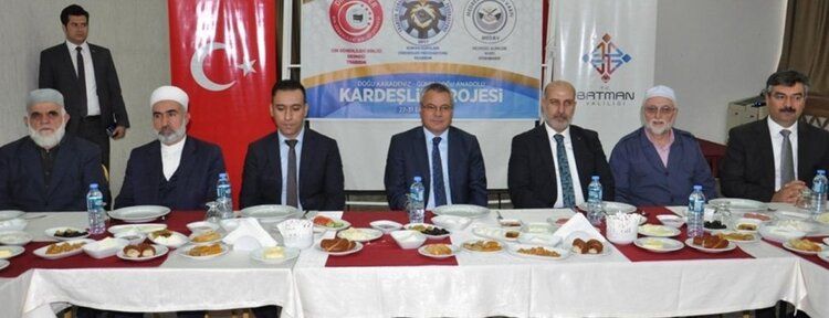 Karadenizli âlimlerden Batman'a ziyaret