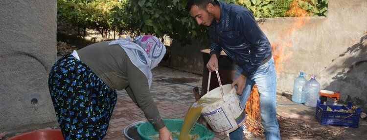 Üzümün pekmeze "tatlı" yolculuğu başladı