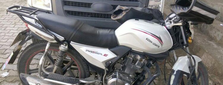 Taksitlerini yeni bitirdiği motosikleti çalındı