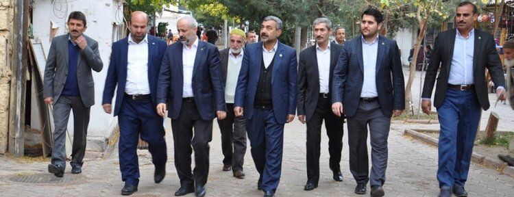 HÜDA PAR'dan Beşiri ilçe esnafına ziyaret