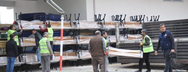 Batman Belediyesine 202 oturma bankı