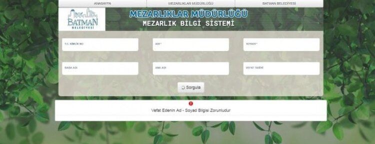 Vefat eden kişinin mezarına ulaşılabilecek