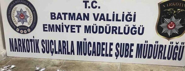 Batman'da metamfetamin ele geçirildi