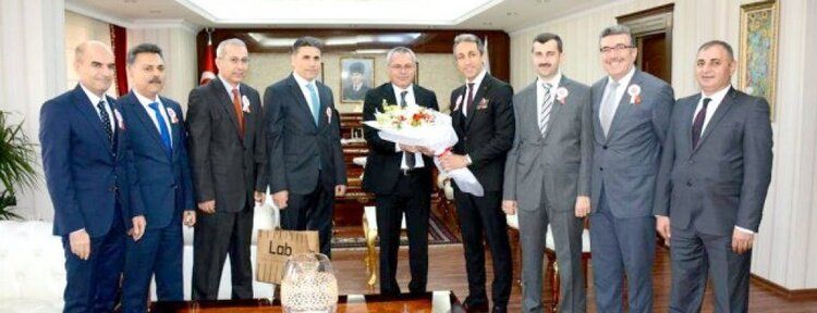 TP Bölge Müdürlüğünden Vali Deniz’e kuruluş yıldönümü ziyareti