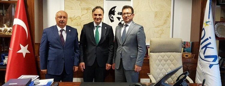 Bölge rektörleri DİKA’yı ziyaret etti