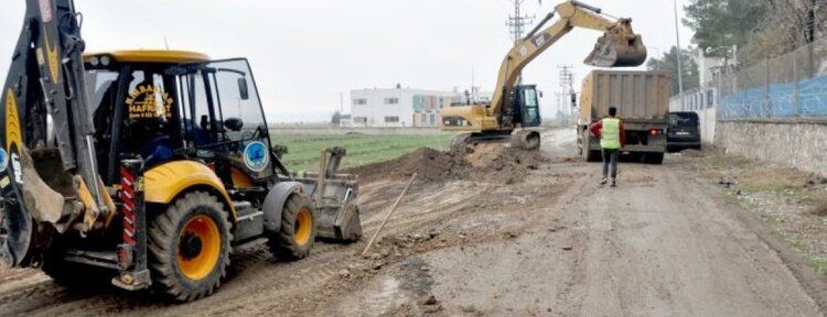 İkiztepe yolu genişletiliyor