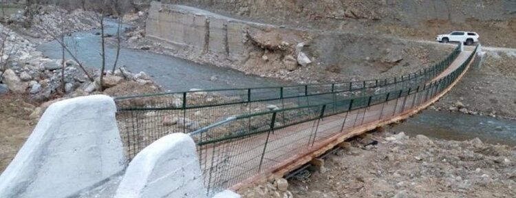 Sason'da Asma köprüler hizmete açıldı