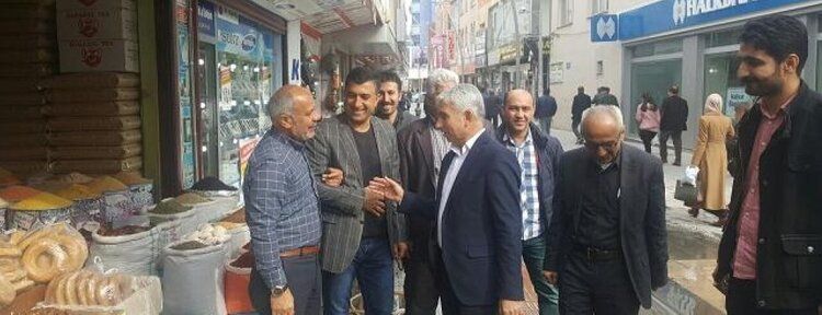Batman esnaf ve Sanatkarlar Odası esnaf ziyareti
