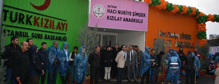 Telekonferans ile bağlanan Başbakan Batman’da anaokulun açılışını yaptı