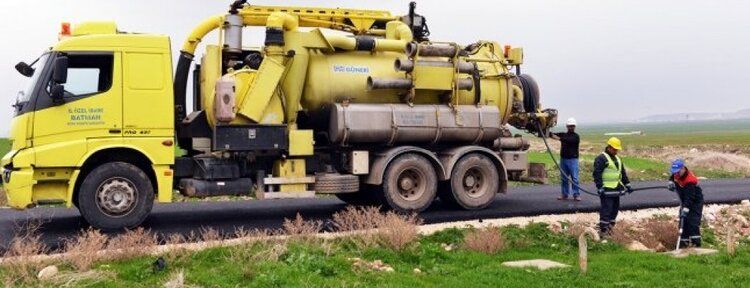 Köylerde koku giderme çalışmaları başladı