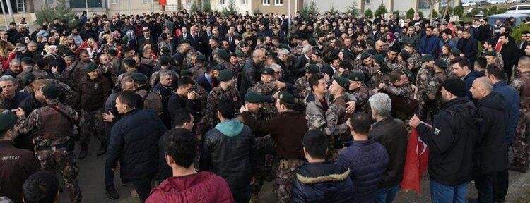 Batman’da Özel Harekat Polisleri Afrin’e doğru yola çıktı