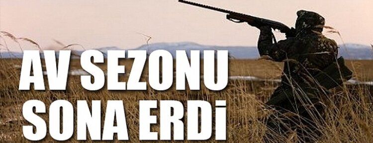 Av sezonu kapandı