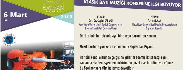 Klasik batı müziği konserine ilgi büyüyor