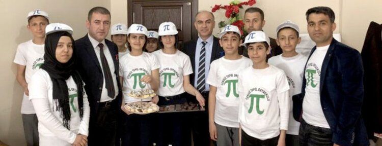 Cengiz Topel Ortaokulunda ‘Pi Günü’ etkinliği düzenlendi
