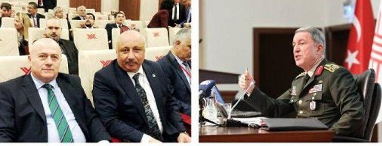 Rektör Durmuş, Genelkurmay Başkanı Akar’ın sunduğu konferansa katıldı