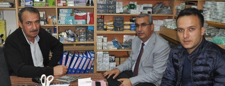 Nasıroğlu Esnaf ziyaretinde