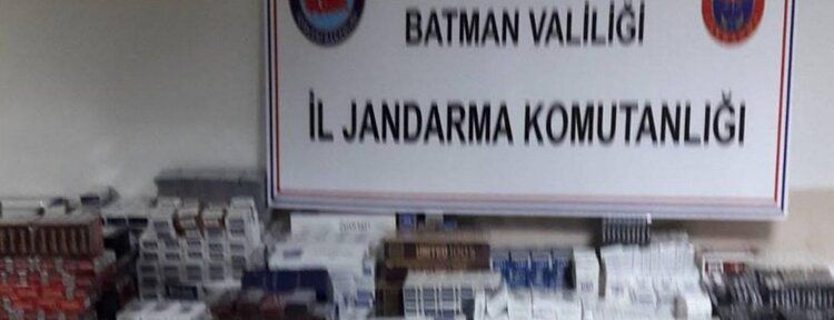 Batman'da gümrük kaçağı sigara ele geçirildi
