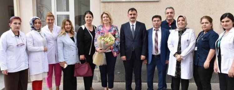 Vali Ahmet Deniz’ın eşi Olcay Deniz KETEM’i ziyaret etti