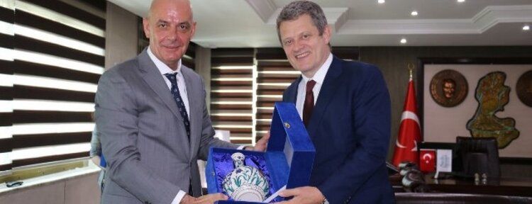 Dört büyükelçiden Başkan Vekili Aksoy’a ziyaret
