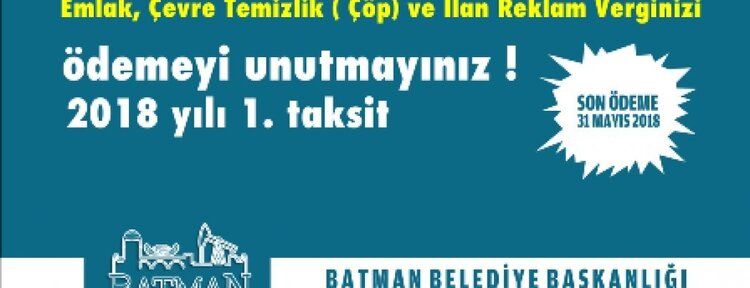 Vergi ödemesinde son gün 31 Mayıs
