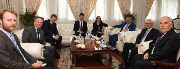 İskandinav ülkelerinin Ankara büyükelçileri Vali Deniz’i ziyaret etti
