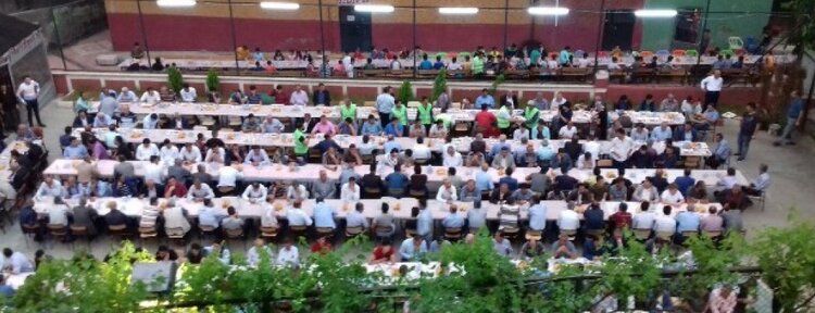 Sason Belediyesi 500 kişiye iftar yemeği verdi