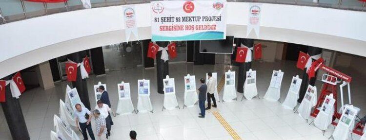 "81 Şehit 82 Mektup" sergisi açıldı