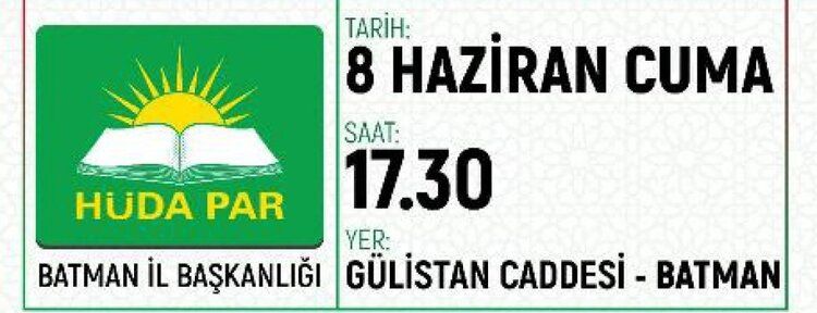 HÜDA PAR’dan kitlesel basın açıklamasına davet