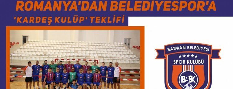 Romanya’dan Belediyespor’a ‘kardeş kulüp’ teklifi