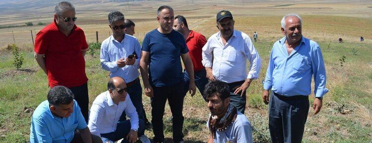 Fıstık çöğürü aşılaması yapıldı
