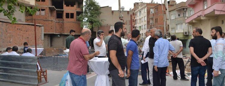 Batman’da çok amaçlı caminin temeli törenle atıldı