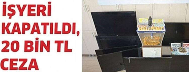 İşyeri kapatıldı, 20 bin TL ceza kesildi