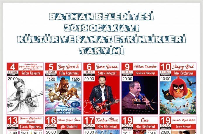 Yeni yılda da etkinlikler devam ediyor