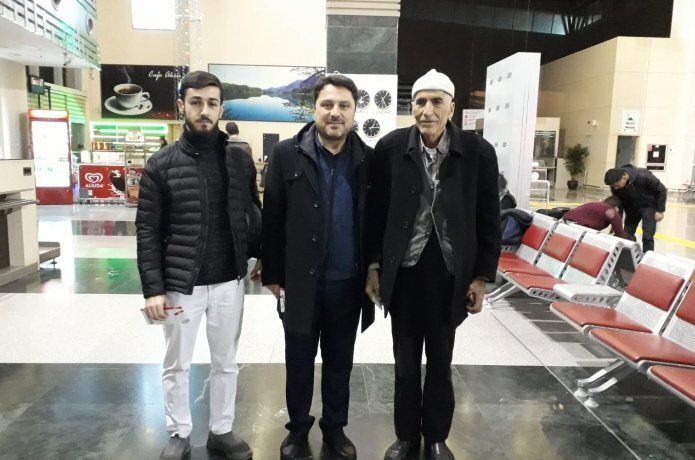 Umre talihlileri uğurlandı