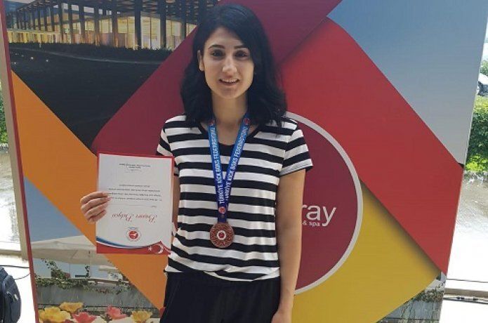 Eylem Atay Türkiye 3.’sü oldu