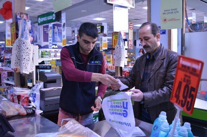 Batman’da poşet ve fiyat denetimi yapıldı