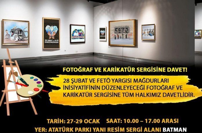 28 Şubat ve FETÖ yargısı mağdurlarını konu alan sergiye davet